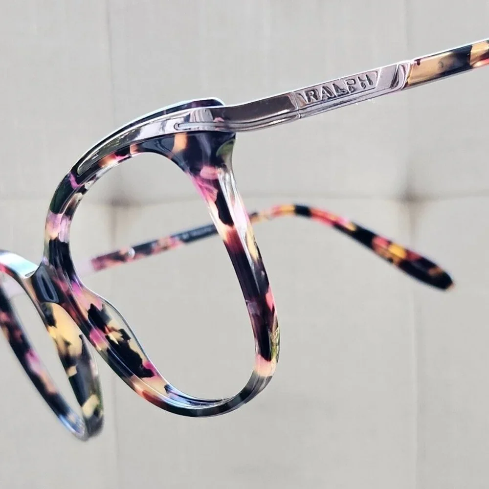 Ralph Lauren Women Sunglasses/Eyeglasses Frame Purple Tortoise RA52-3 Glasses - Picture 3 of 12